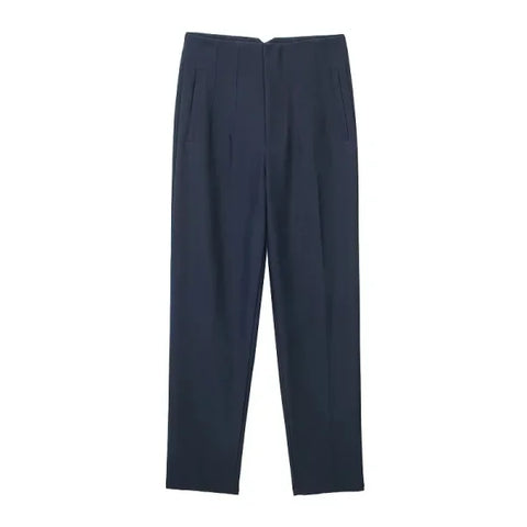 TRAF Women's High Waist Office Pants - Formal Pencil Trousers in Black, Pink & White - Himpall