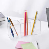 Transparent lipstick Cosmetic Makeup Acrylic Makeup Brush Tool Storage Box Case Make-up Brush Holder Table Organizer