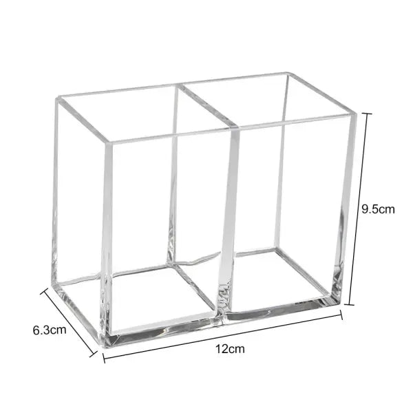 Transparent lipstick Cosmetic Makeup Acrylic Makeup Brush Tool Storage Box Case Make-up Brush Holder Table Organizer