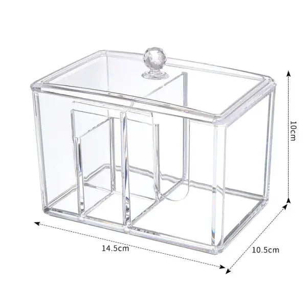 Transparent lipstick Cosmetic Makeup Acrylic Makeup Brush Tool Storage Box Case Make-up Brush Holder Table Organizer