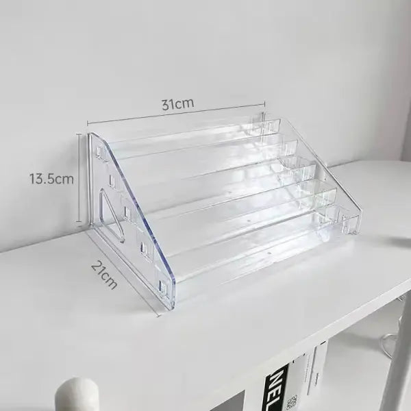 Transparent Storage Box Makeup Organizer Cosmetic Display Case Jewelry Organizer Desktop Holder Clear Makeup Organizer