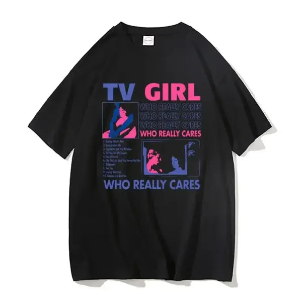 Trend TV Girl Lovers Rock Song Aesthetic Women Top