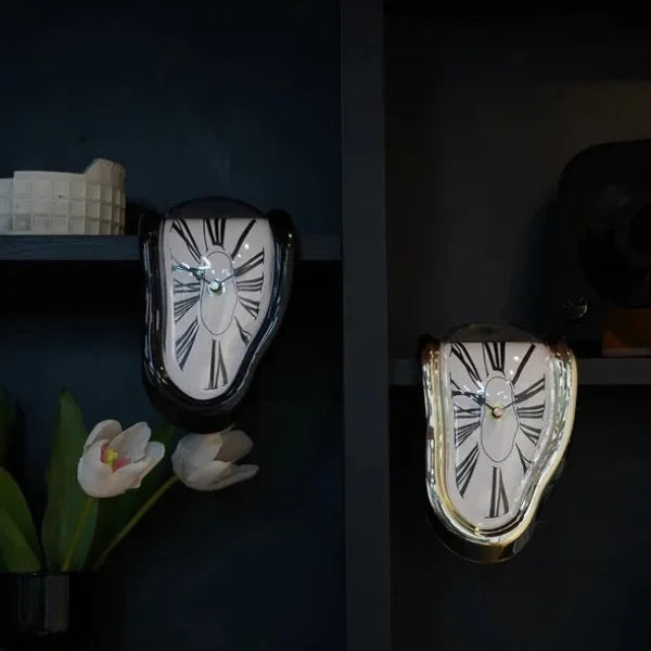 Melting Clock for Table & Wall - Surreal Art Decor - Himpall