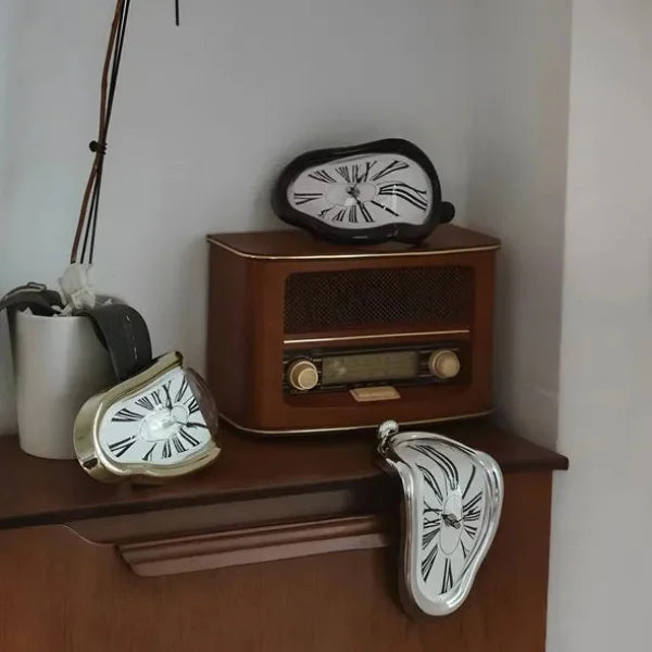 Melting Clock for Table & Wall - Surreal Art Decor - Himpall