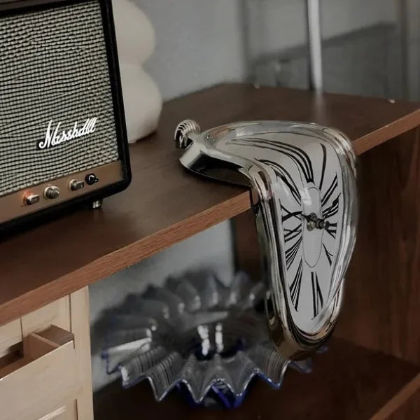 Melting Clock for Table & Wall - Surreal Art Decor - Himpall
