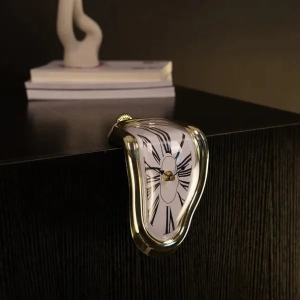 Melting Clock for Table & Wall - Surreal Art Decor - Himpall