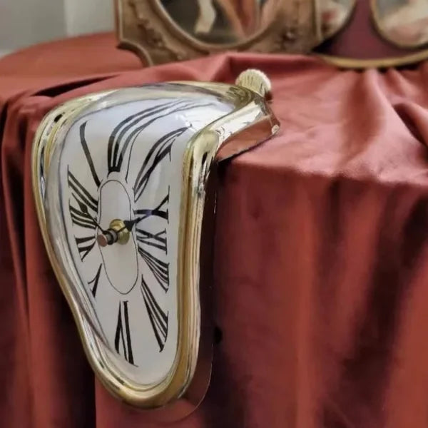 Melting Clock for Table & Wall - Surreal Art Decor - Himpall