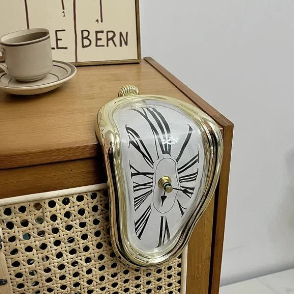 Melting Clock for Table & Wall - Surreal Art Decor - Himpall