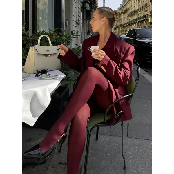 Trendix Red Lace Pantyhose – Super Elastic See-Through Tights for Women Autumn/Winter Bodycon Slim Fit