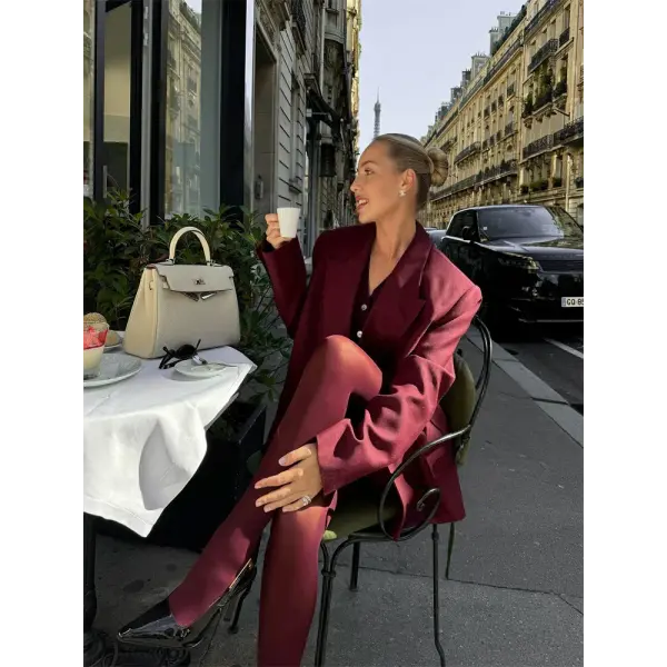 Trendix Red Lace Pantyhose – Super Elastic See-Through Tights for Women Autumn/Winter Bodycon Slim Fit