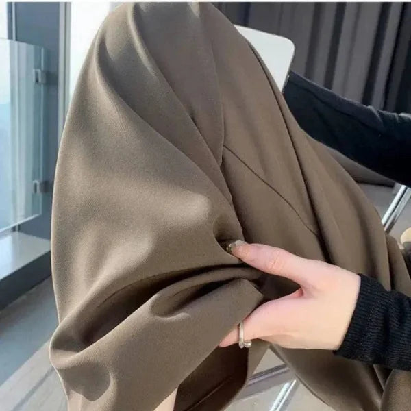 Trendy High Waist Women's Wide Leg Pants for Office Fashion - Himpall