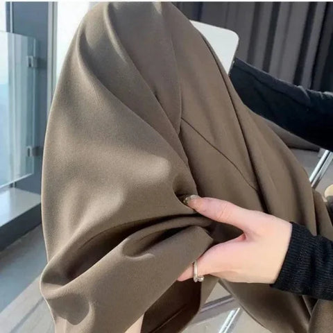 Trendy High Waist Women's Wide Leg Pants for Office Fashion - Himpall
