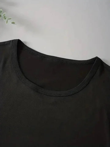 Y2K Style - Trendy O Neck Short Sleeve T-Shirt for Women