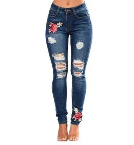 Ripped Jeans For Women Women Jeans Denim Jeans - 3XL / 1
