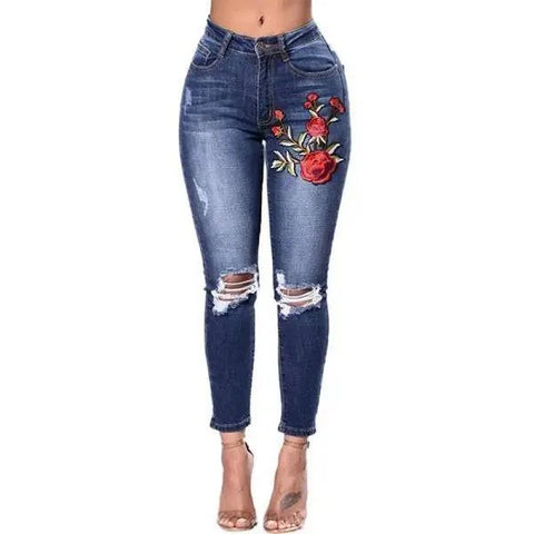 Ripped Jeans For Women Women Jeans Denim Jeans - 3XL / 10