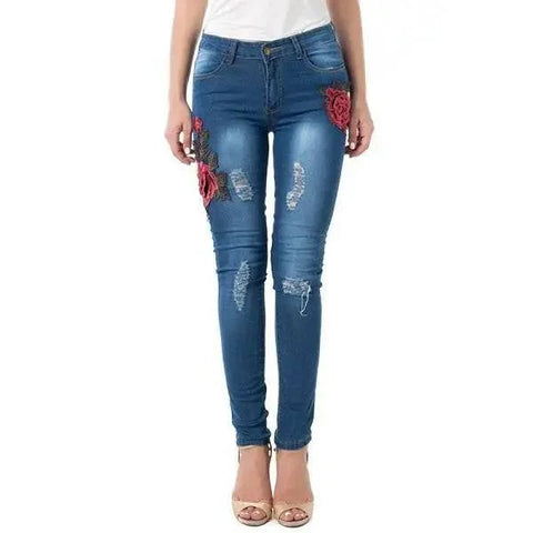 Ripped Jeans For Women Women Jeans Denim Jeans - 3XL / 4