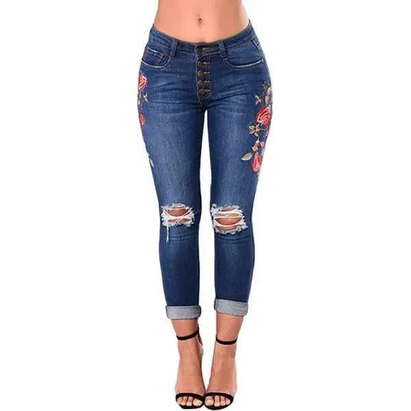 Ripped Jeans For Women Women Jeans Denim Jeans - 3XL / 5