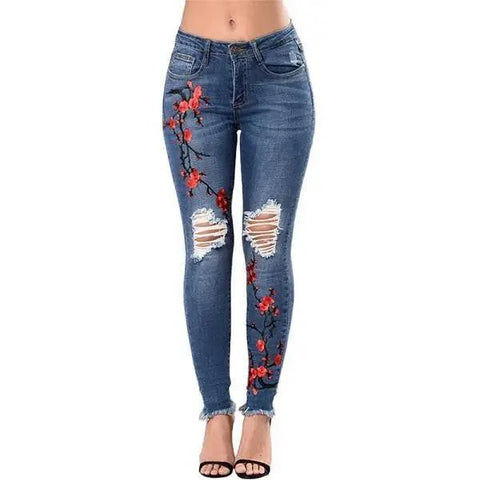 Ripped Jeans For Women Women Jeans Denim Jeans - 3XL / 6
