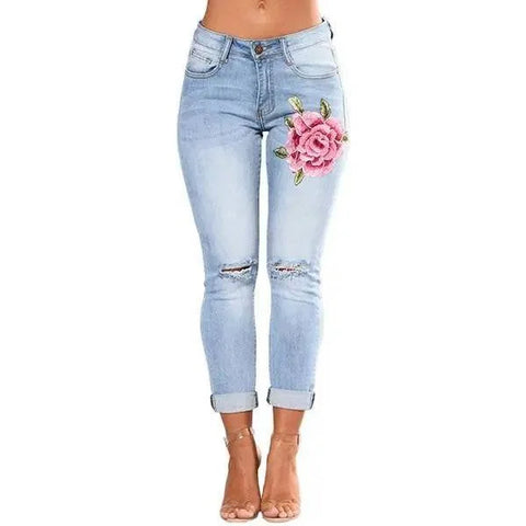 Ripped Jeans For Women Women Jeans Denim Jeans - 3XL / 7