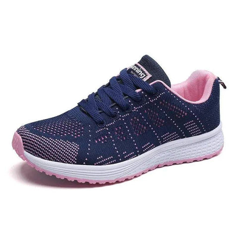 Trendy Women’s Sneakers - Stylish Platform Sneakers for Modern Fashion - BlueSneakers / 43