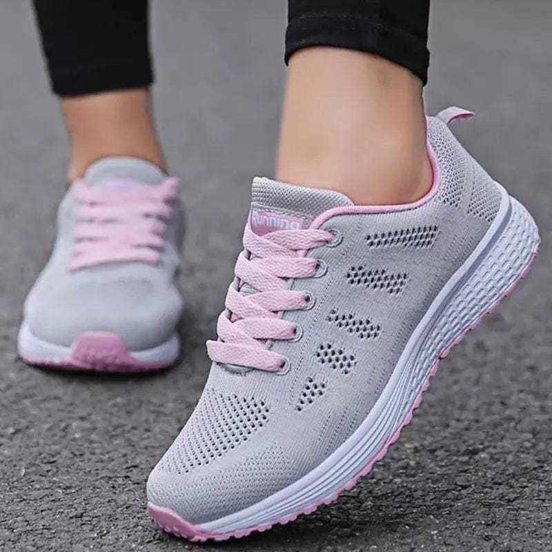 Trendy Women’s Sneakers - Stylish Platform Sneakers for Modern Fashion - PinkShoes / 43