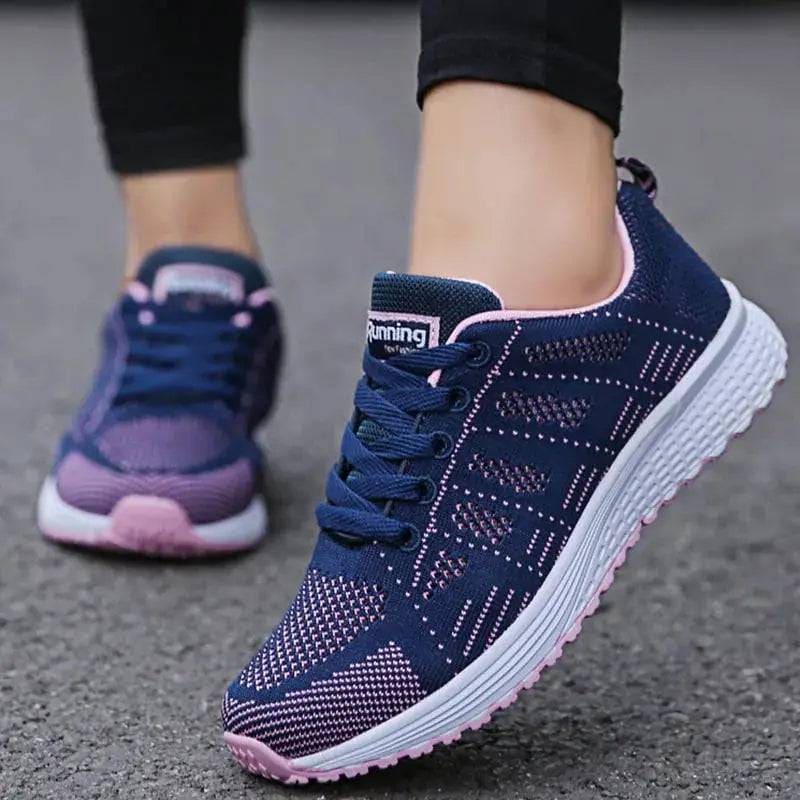 Trendy Women’s Sneakers - Stylish Platform Sneakers for Modern Fashion - BlueShoes / 43