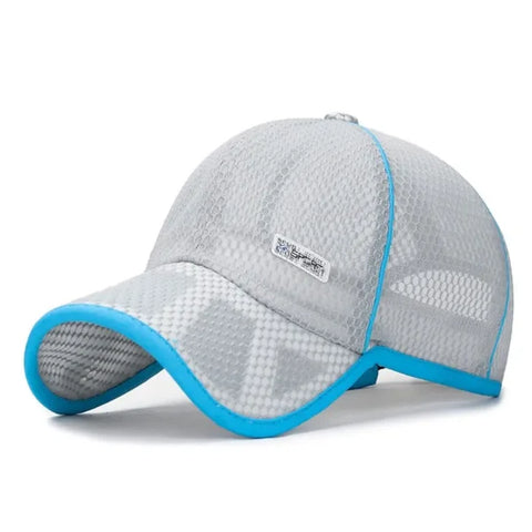 Trucker Cap – Adjustable Breathable Baseball Snapback Hat for Youth - Grey
