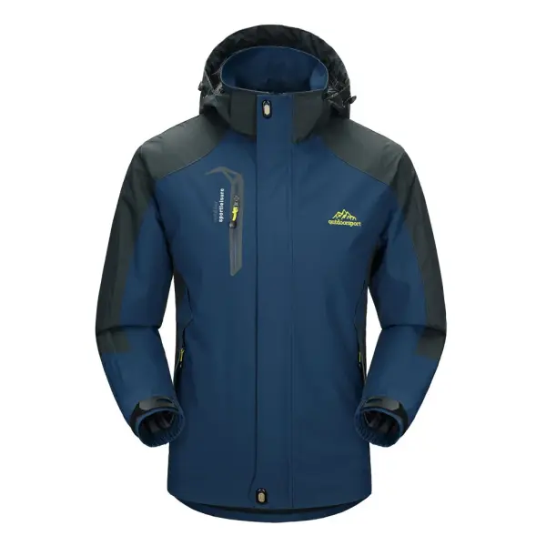 TRVLWEGO Camping Hiking Jacket Men Autumn Outdoor Sports Coats Climbing Trekking Windbreaker Travel Waterproof Jackets