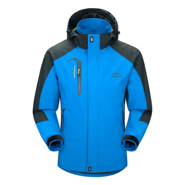 TRVLWEGO Camping Hiking Jacket Men Autumn Outdoor Sports Coats Climbing Trekking Windbreaker Travel Waterproof Jackets