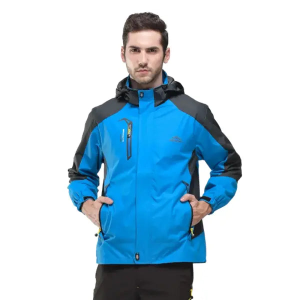 Asian Size Polyester Camping Hiking Jacket Waterproof Windbreaker