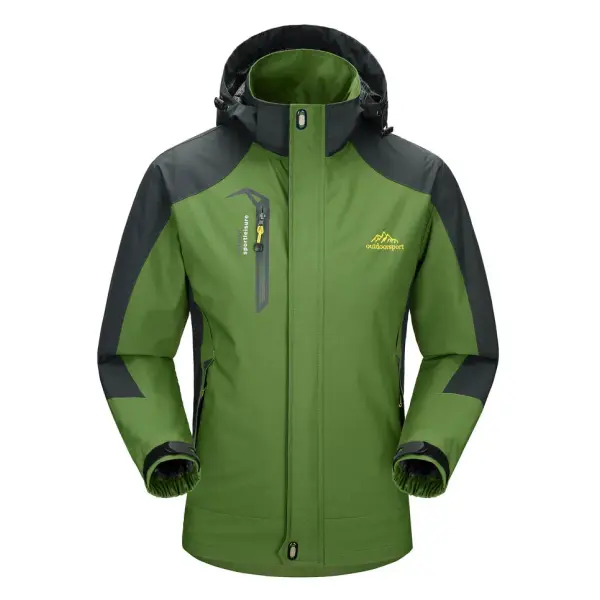 TRVLWEGO Camping Hiking Jacket Men Autumn Outdoor Sports Coats Climbing Trekking Windbreaker Travel Waterproof Jackets