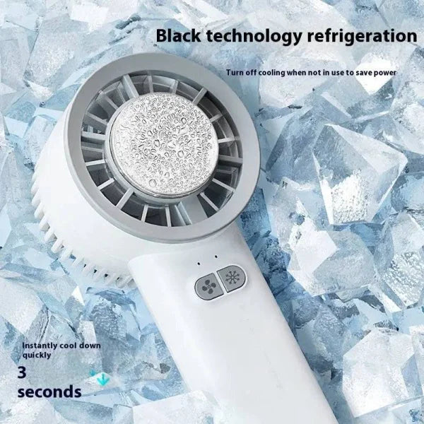 Turbo Jet Handheld Fan - Powerful Mini Portable Fan with Ice-Cool Breeze