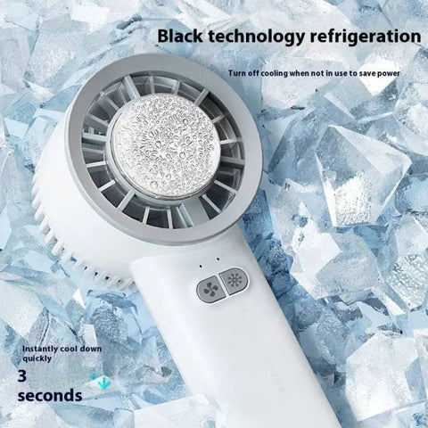 Turbo Jet Handheld Fan - Powerful Mini Portable Fan with Ice-Cool Breeze