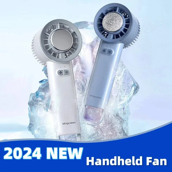 Turbo Jet Handheld Fan - Powerful Mini Portable Fan with Ice-Cool Breeze