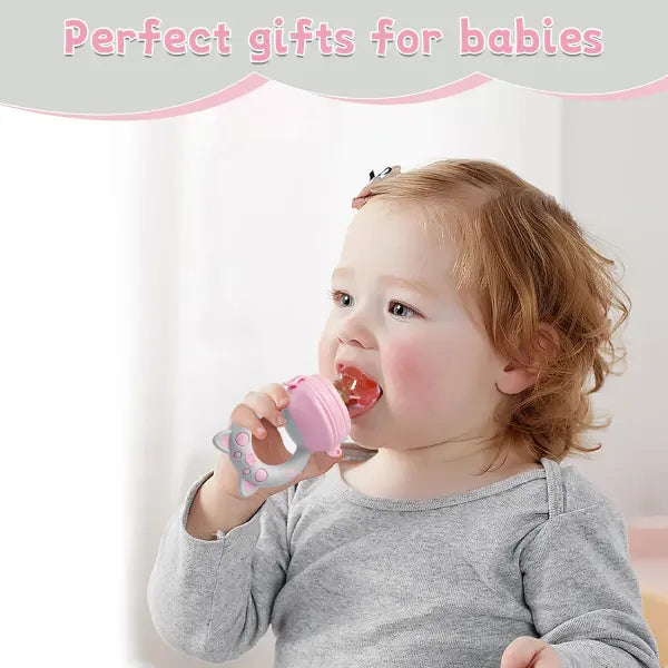 Silicone Fruit and Vegetable Feeder Food Grade Teething Pacifier Set