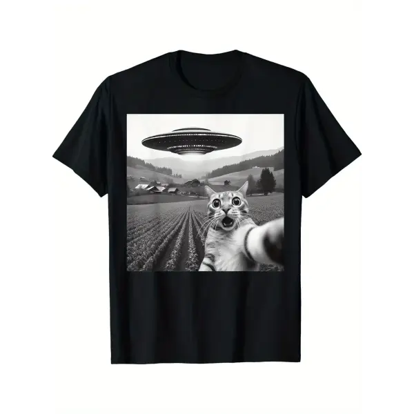 Women Knit Cotton Top with Mainland China Pattern Letter Design - black / XS