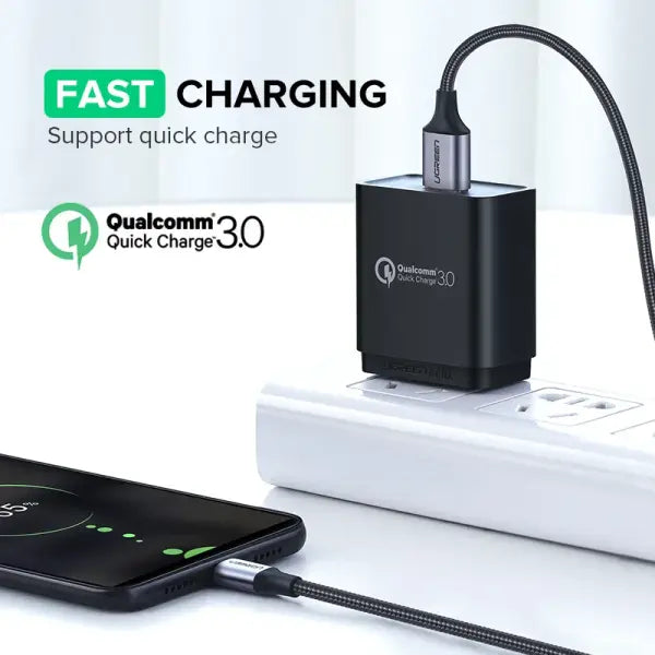 Ugreen Micro USB Cable 2A Nylon Fast Charging for Samsung Galaxy Note