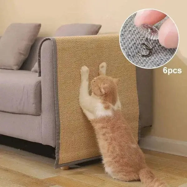 Ultimate Cat Scratcher for Furniture Protection and Home Decor - send nail fix / M 40x60cm