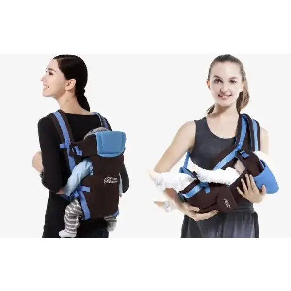 Ultimate Comfort Child Baby Carrier in Blue and Black for Enthusiasts