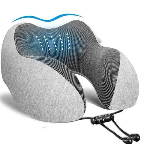 Soft Travel Pillow with Massage Function