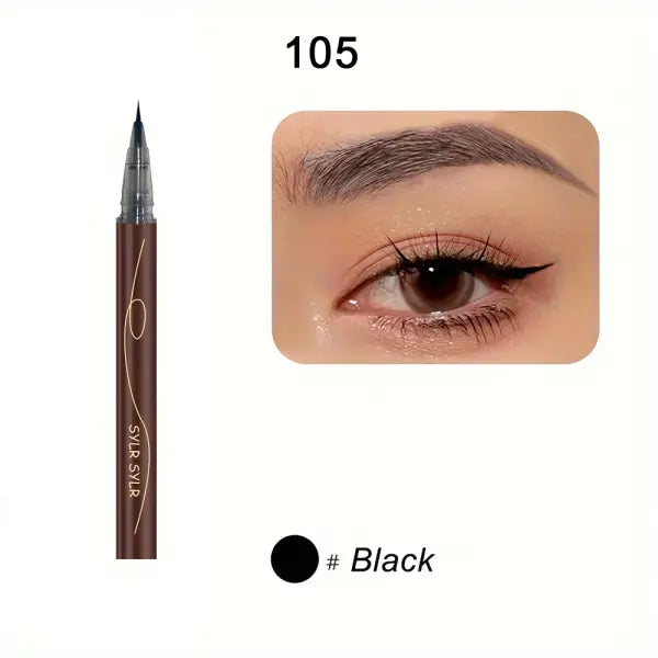 Ultra-fine ultra-fine eyebrow pencil waterproof professional sweat-proof liquid eyeliner Eyebrow dual-purpose durable