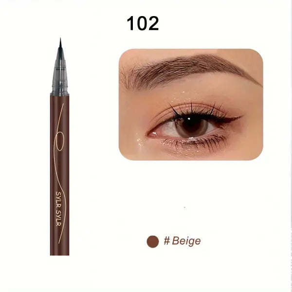 Ultra-fine ultra-fine eyebrow pencil waterproof professional sweat-proof liquid eyeliner Eyebrow dual-purpose durable