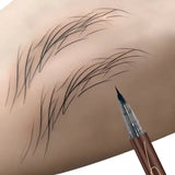 Ultra-fine ultra-fine eyebrow pencil waterproof professional sweat-proof liquid eyeliner Eyebrow dual-purpose durable