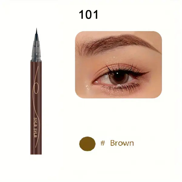 Ultra-fine ultra-fine eyebrow pencil waterproof professional sweat-proof liquid eyeliner Eyebrow dual-purpose durable