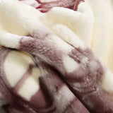 Ultra Soft Cozy Flowers Rose Throw Blanket Microfiber Heavy Fluffy Fleece Blanket for Home Bed Dormitory