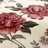 Ultra Soft Cozy Flowers Rose Throw Blanket Microfiber Heavy Fluffy Fleece Blanket for Home Bed Dormitory