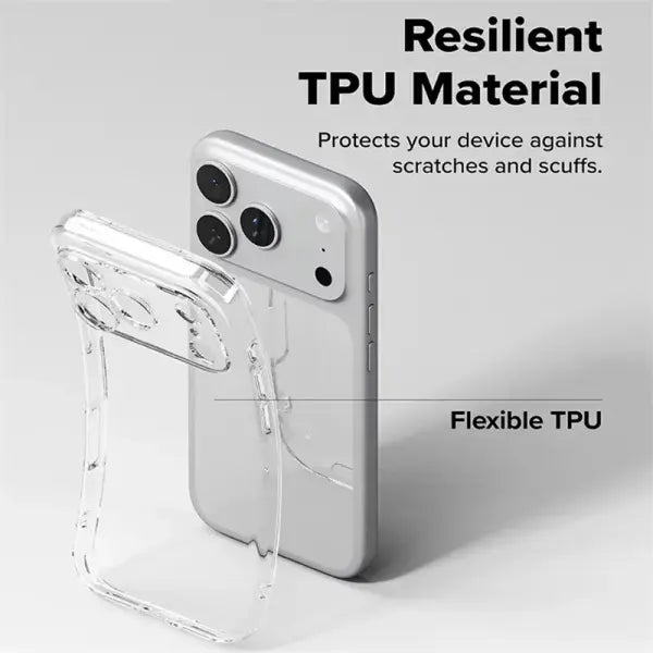 Ultra-Thin Clear TPU Phone Case – Transparent Silicone Cover for iPhone 11 to 17 Pro Max Slim Protective Case
