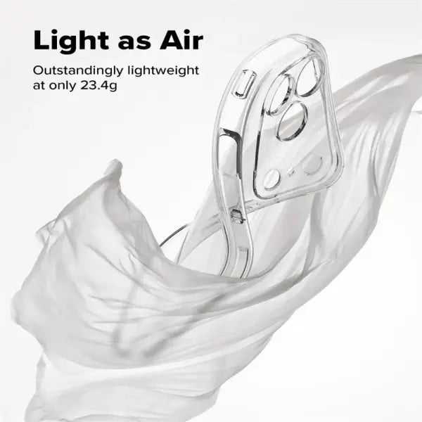 Ultra-Thin Clear TPU Phone Case – Transparent Silicone Cover for iPhone 11 to 17 Pro Max Slim Protective Case