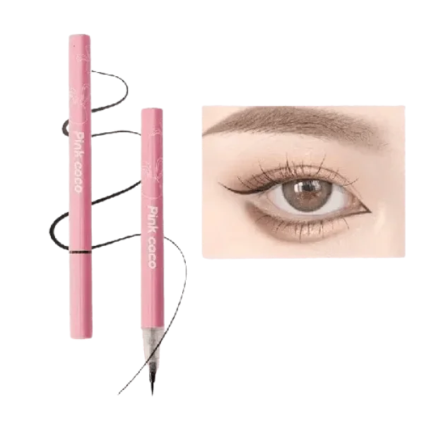 Ultra Thin Silky Matte Liquid Eyeliner for Precision and Vibrant Colors - Himpall