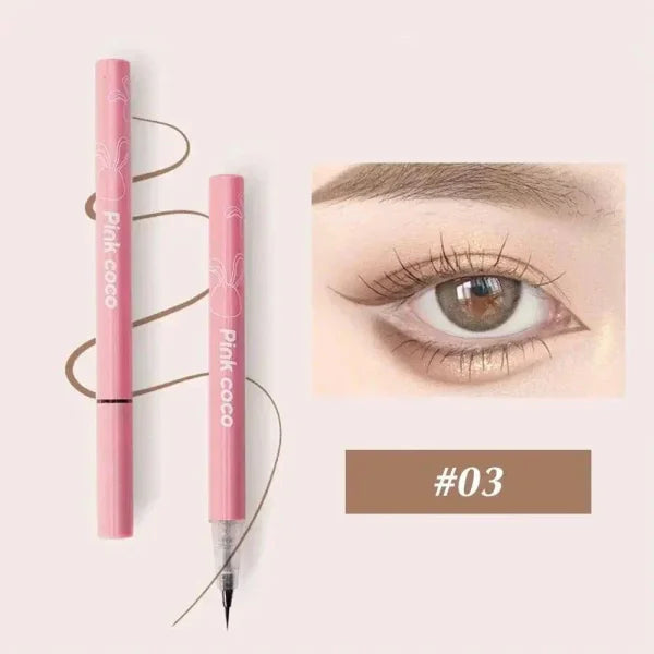 Ultra Thin Silky Matte Liquid Eyeliner for Precision and Vibrant Colors - Himpall